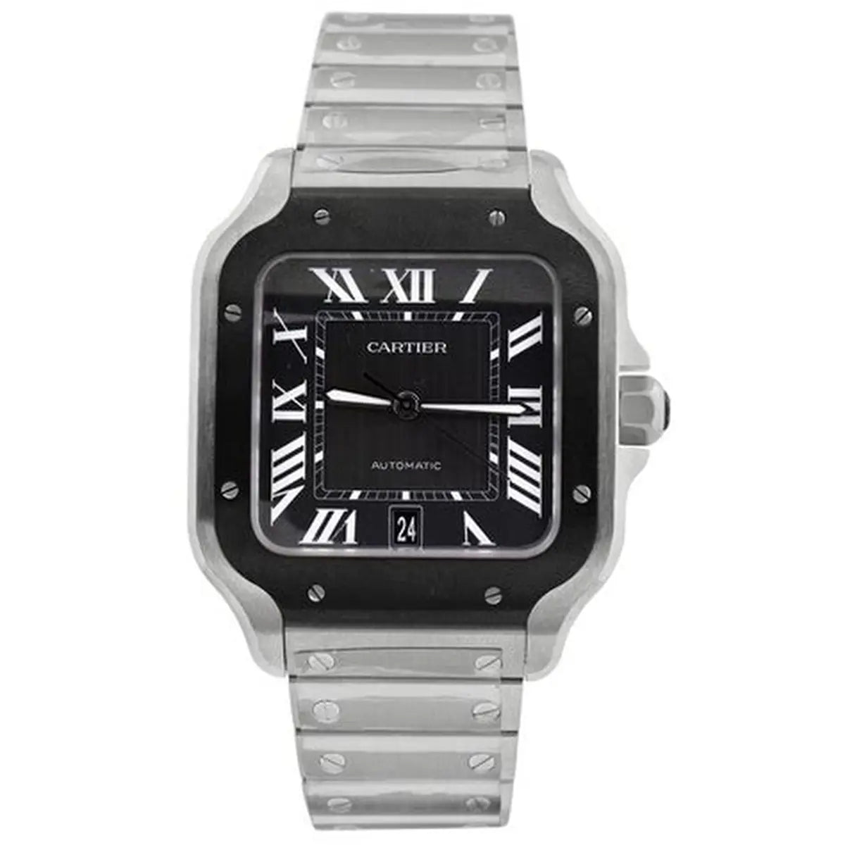 Cartier DeSantos Black/Silver