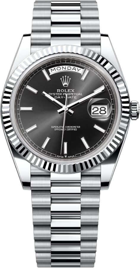 Rolex Day Date Black/Silver